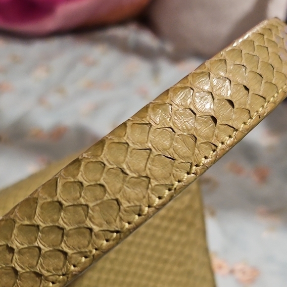 Tod's Yellow Python Hand Bag - Picture 9 of 13